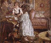 Edouard Vuillard Weil lady and her children Spain oil painting artist